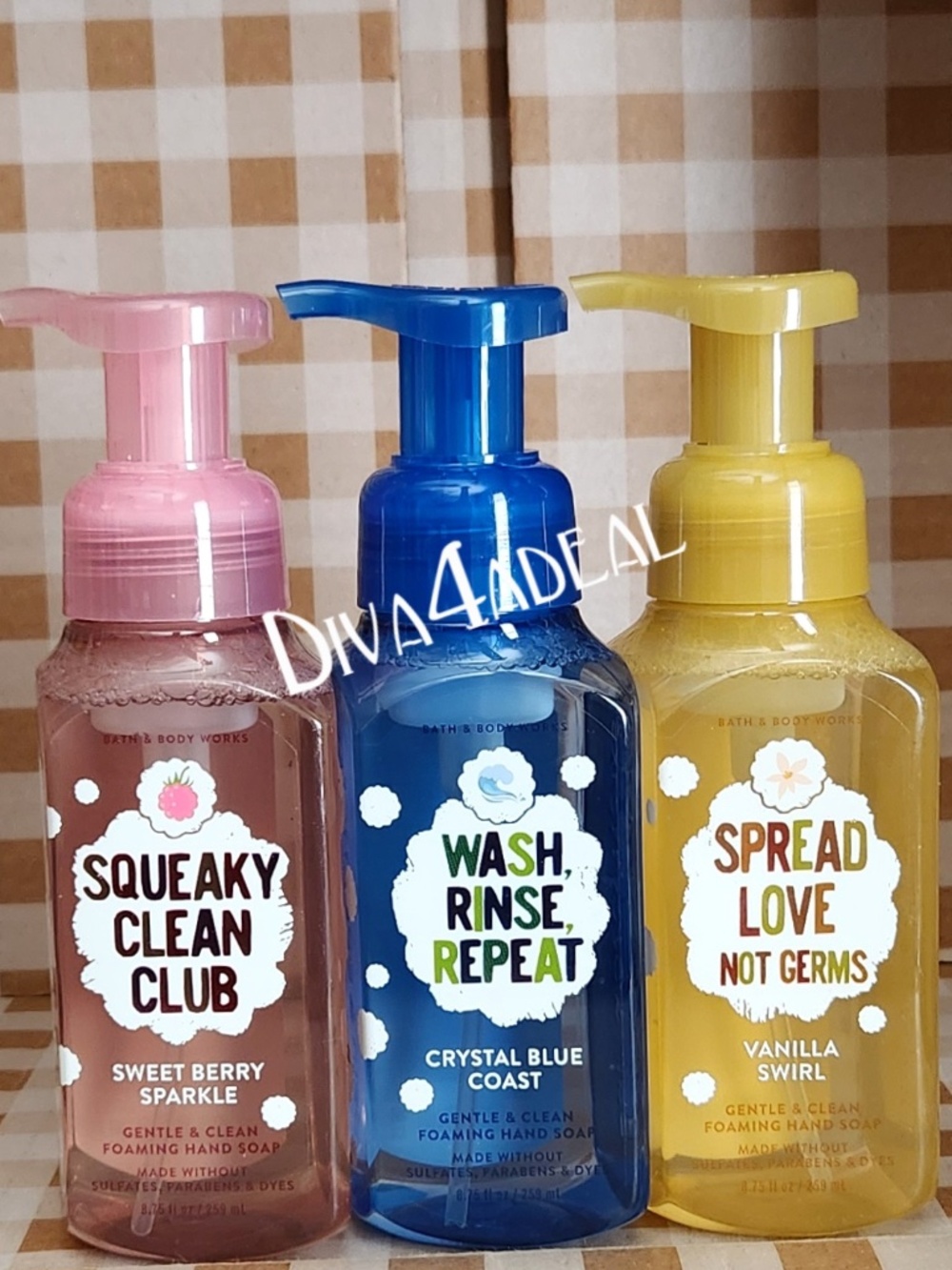 3X Bath & Body Works 8.75 FL OZ Foam Hand Soap Bundle